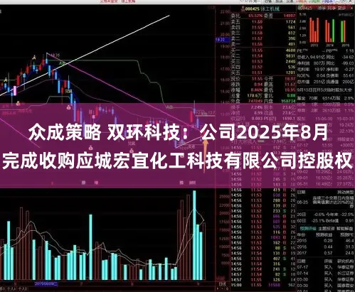 众成策略 双环科技：公司2025年8月完成收购应城宏宜化工科技有限公司控股权