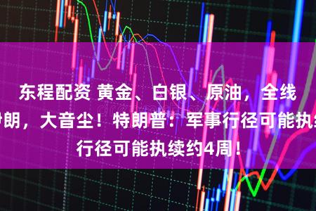 东程配资 黄金、白银、原油，全线爆发！伊朗，大音尘！特朗普：军事行径可能执续约4周！