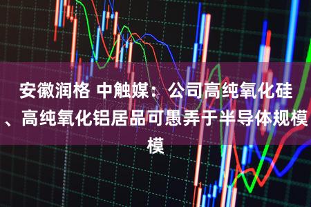 安徽润格 中触媒：公司高纯氧化硅、高纯氧化铝居品可愚弄于半导体规模