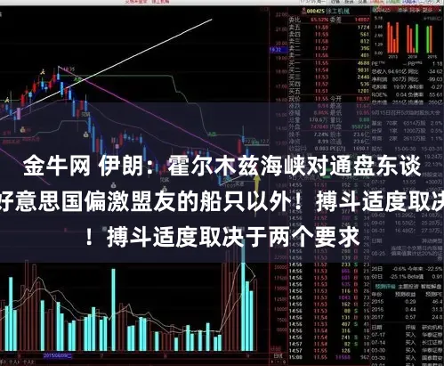 金牛网 伊朗：霍尔木兹海峡对通盘东谈主洞开，但好意思国偏激盟友的船只以外！搏斗适度取决于两个要求