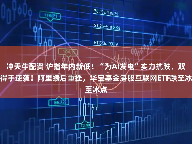 冲天牛配资 沪指年内新低!“为AI发电”实力抗跌,双创得手逆袭!阿里绩后重挫,华宝基金港股互联网ETF跌至冰点
