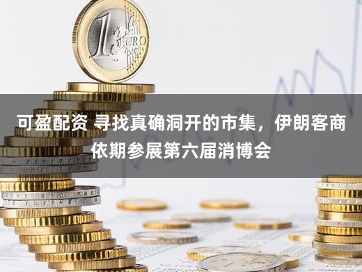 可盈配资 寻找真确洞开的市集,伊朗客商依期参展第六届消博会